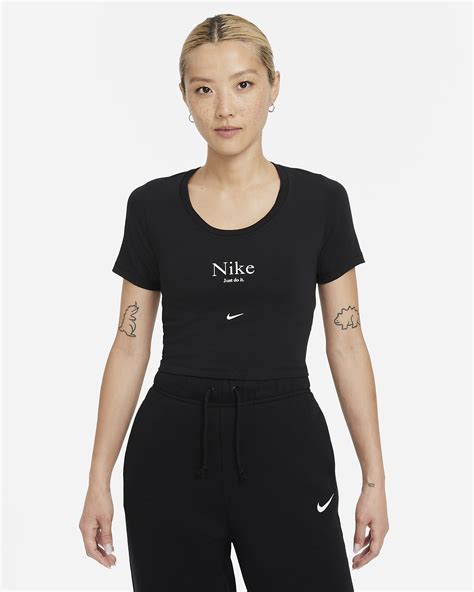 kurzarm-kurzoberteil für damen nike sportswear
